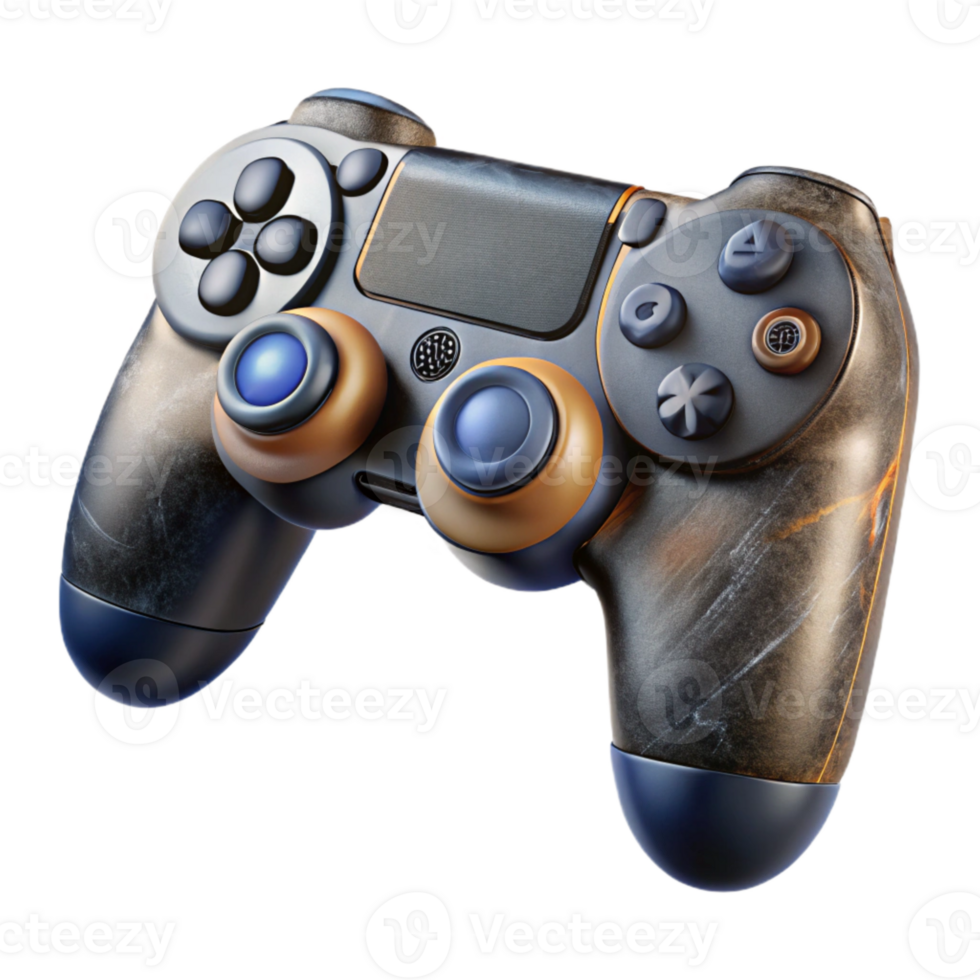 serene rustic Game Controller Analog Sticks Dual Control Cutout 4K png