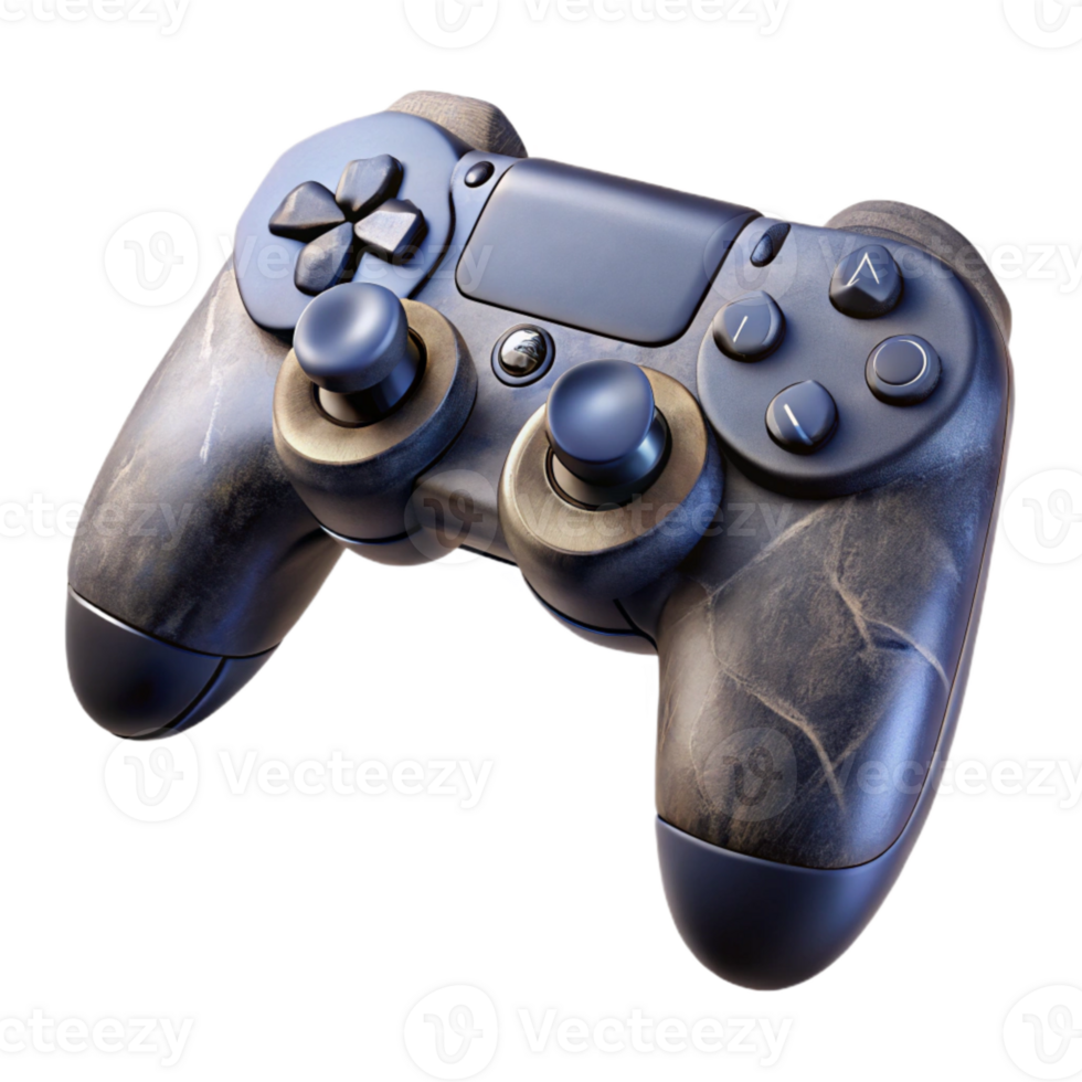 dramatic contemporary Game Controller Analog Sticks Dual Control Cutout exclusive png