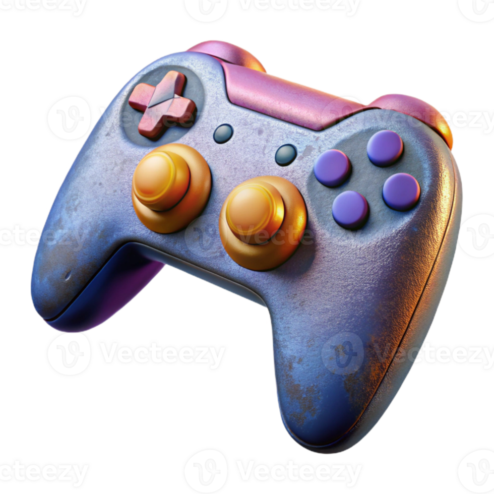 beautiful traditional Game Controller Triggers Isolated with Textured Surface professional png