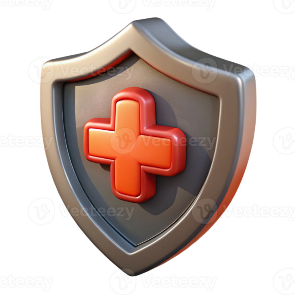 stunning minimalist Game Icon Shield Metal with Red Cross Transparent detailed png
