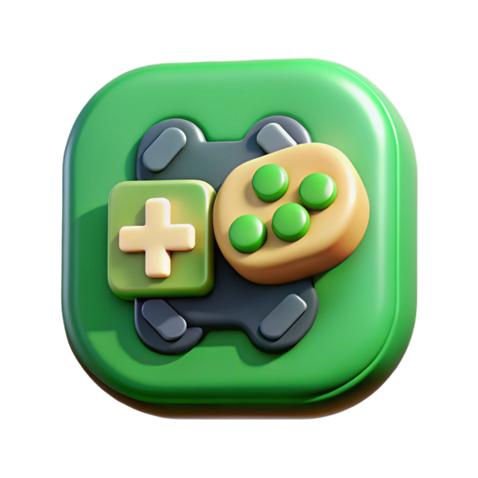stunning rustic Game Save Icon Green Color Cutout authentic png