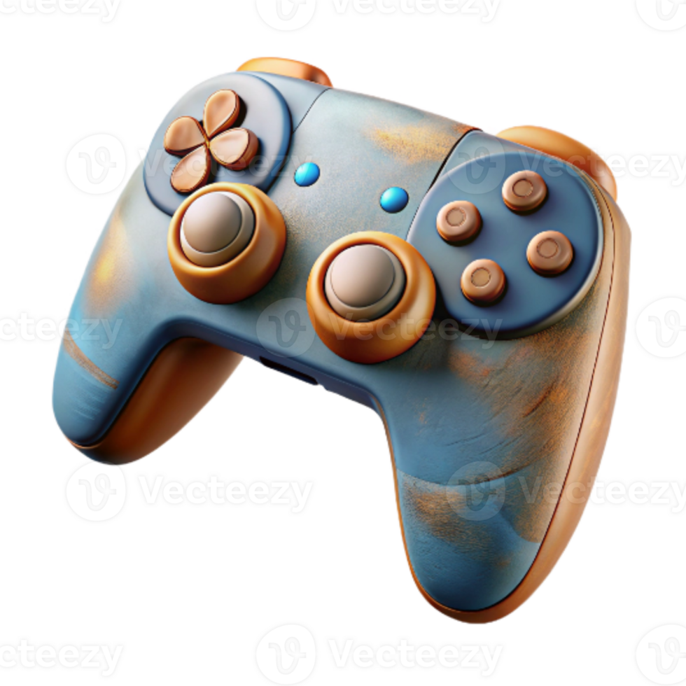 wonderful traditional Gaming Controller with Analog Sticks Cutout authentic png