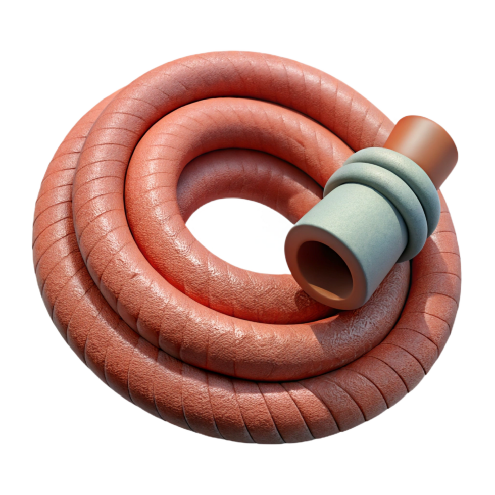 impressive classic Garden Hose Kinked Bend Isolated Cutout 4K png