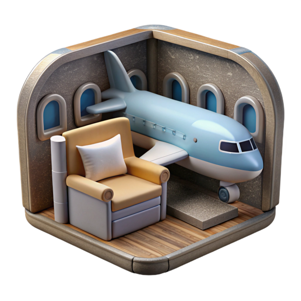 dramatic traditional Generic Airplane Interior Cutout original png