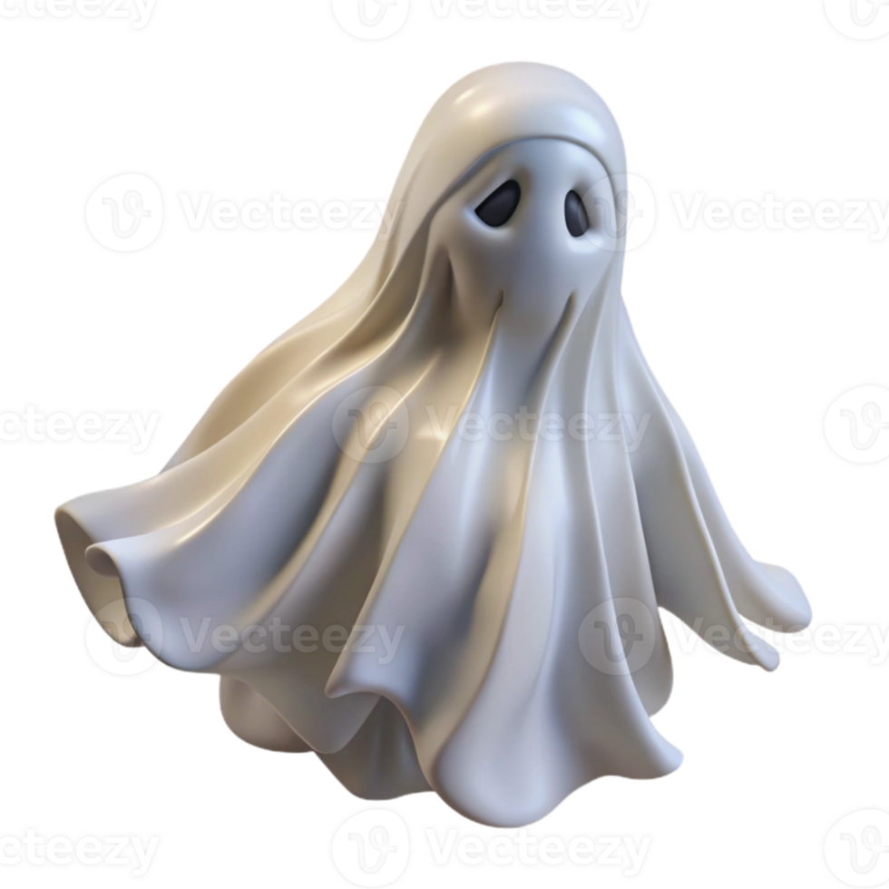 extraordinary minimalist Ghostly Figure White Flowing Transparent high resolution png