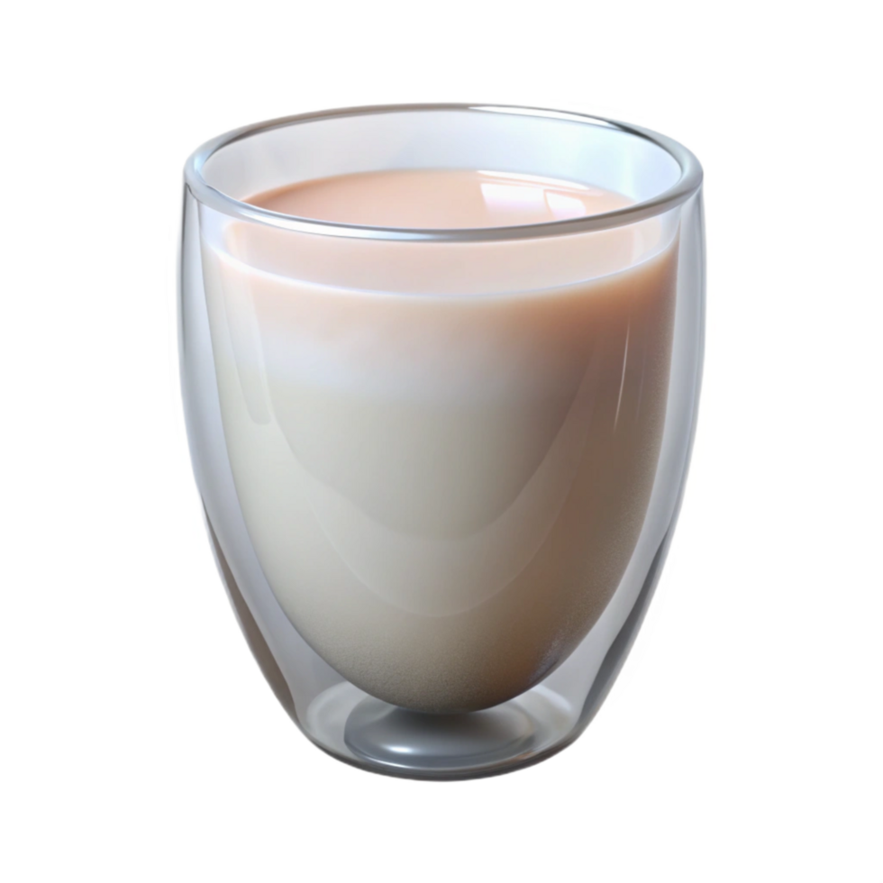 extraordinary modern Glass of Milk Front View Cutout exclusive png