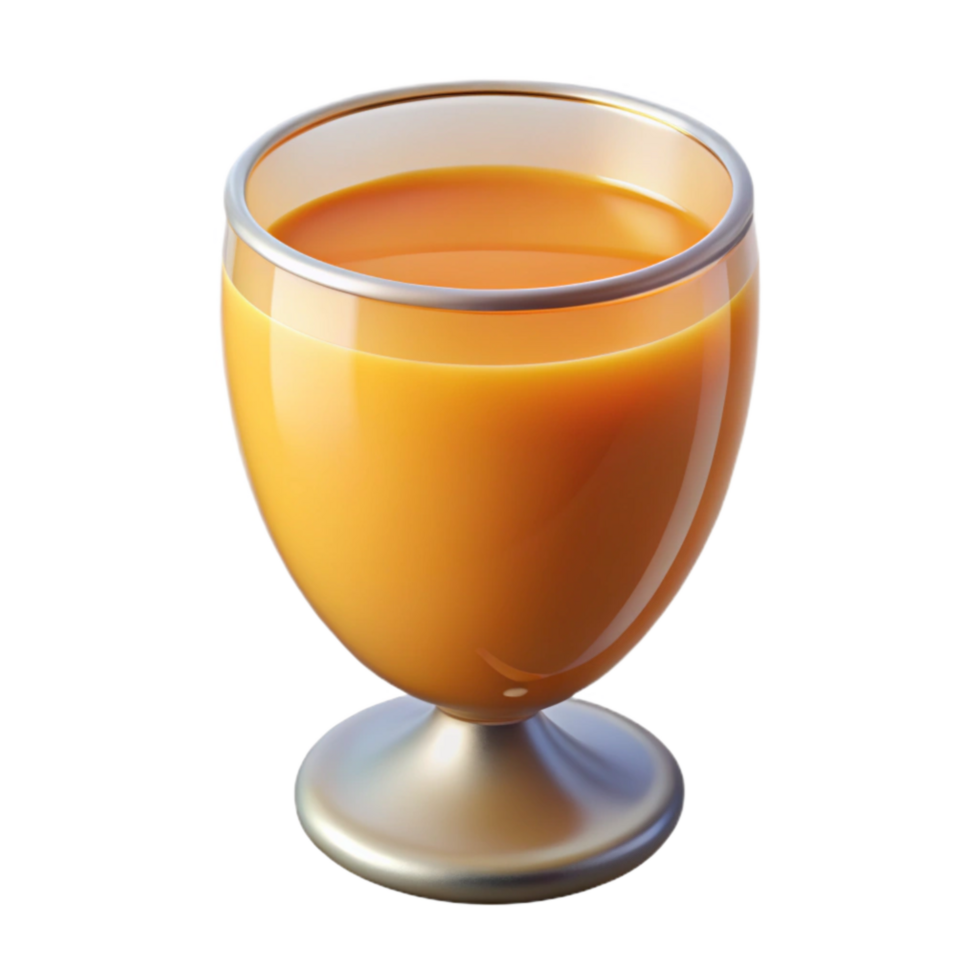 wonderful traditional Glass of Orange Juice Side View Isolated Element high resolution png