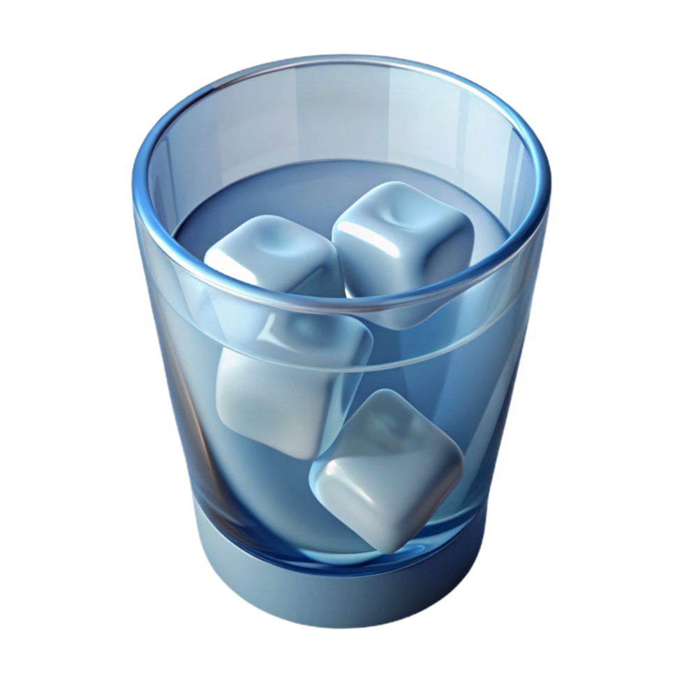 vibrant rustic Glass of Water with Lemon Cutout high resolution png