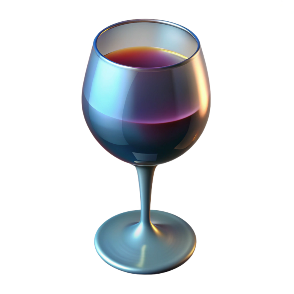 elegant rustic Glass of Wine Side Lighting Isolated Element high quality png