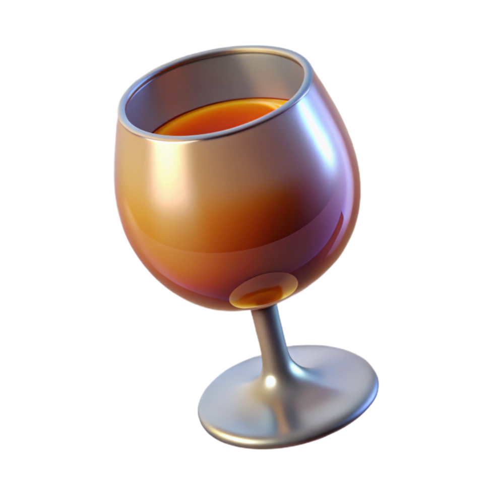 vibrant contemporary Glass of Wine Cutout Transparent Background original png