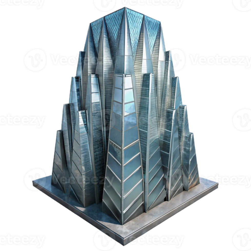 serene classic Glass Skyscraper Detail Abstract Pattern Cutout exclusive png