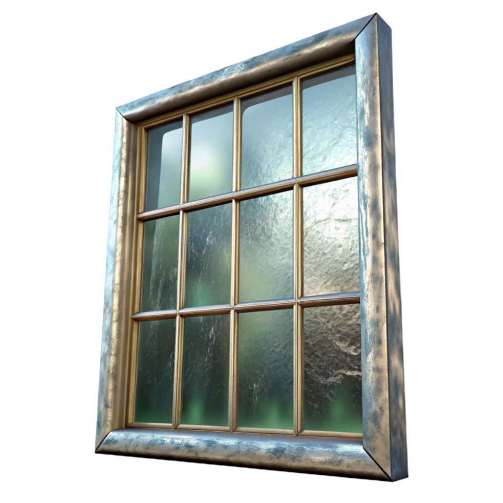 serene classic Glass Window Pane Clear Transparent Background high quality png