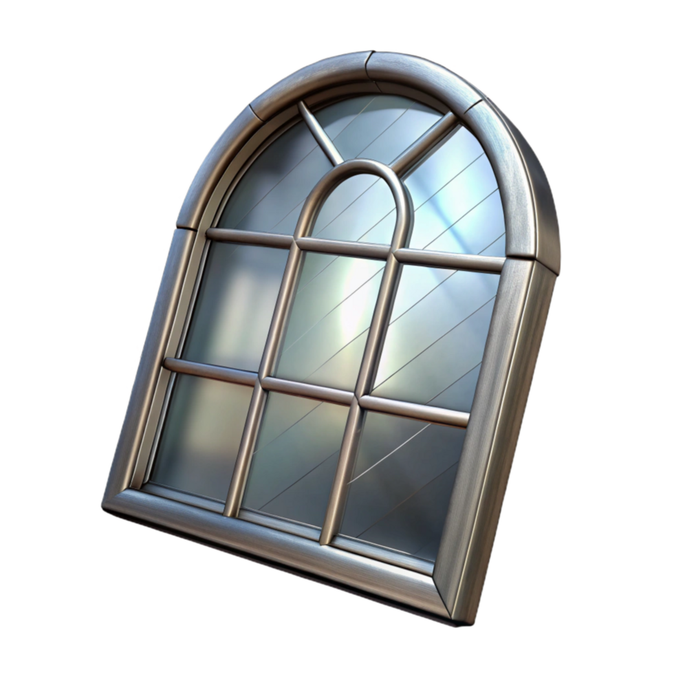 dramatic traditional Glass Window Pane Reflection Isolated Element authentic png