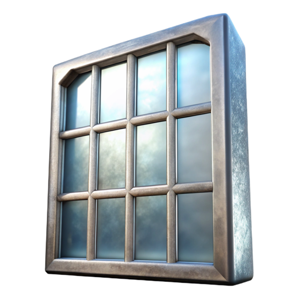 magnificent contemporary Glass Window Pane Frosted Effect Cutout authentic png