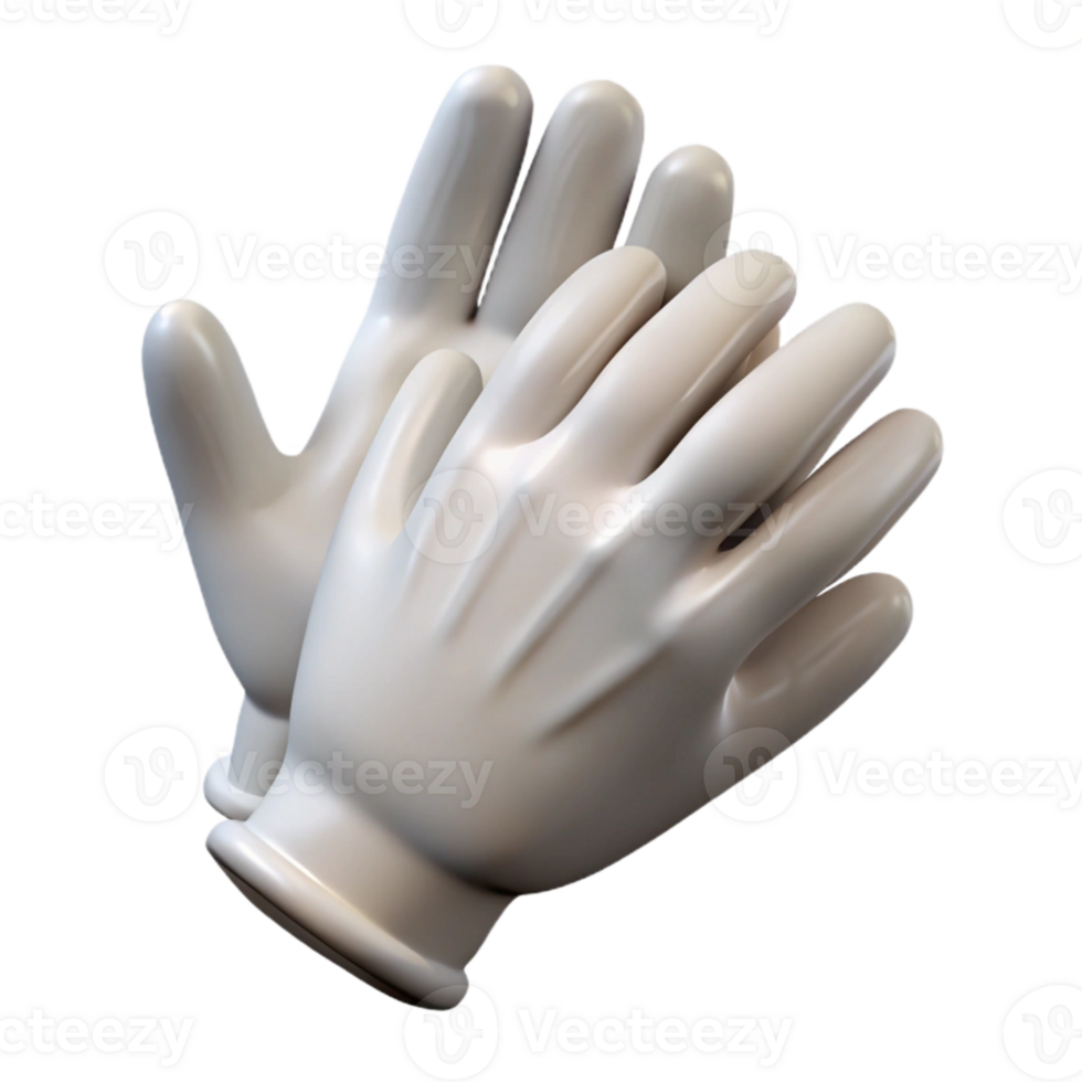 wonderful modern Gloves Latex White Sterile Medical Isolated Element original png