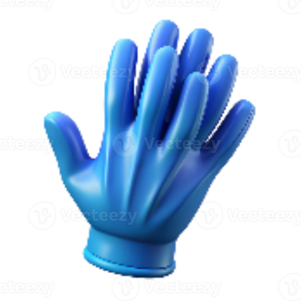 serene traditional Gloves Nitrile Blue Disposable Cutout high resolution png