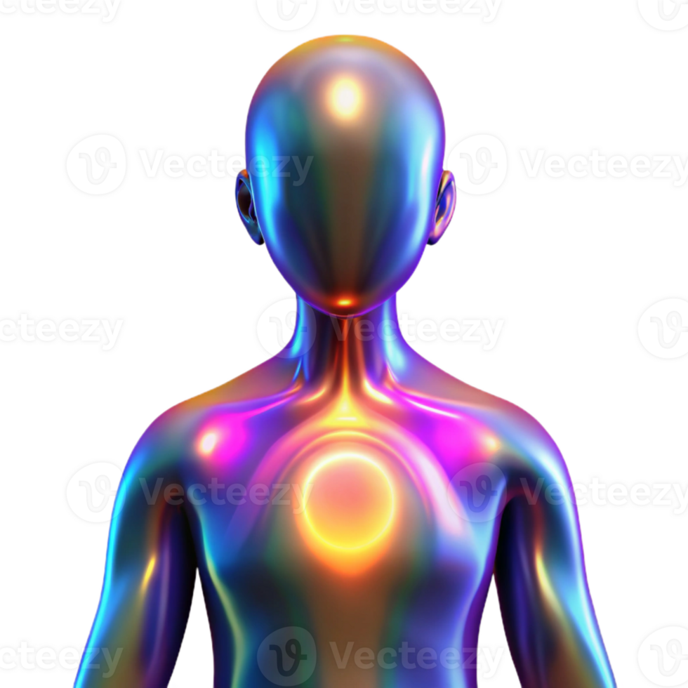 stunning rustic Glowing Aura Around Human Silhouette Cutout exclusive png