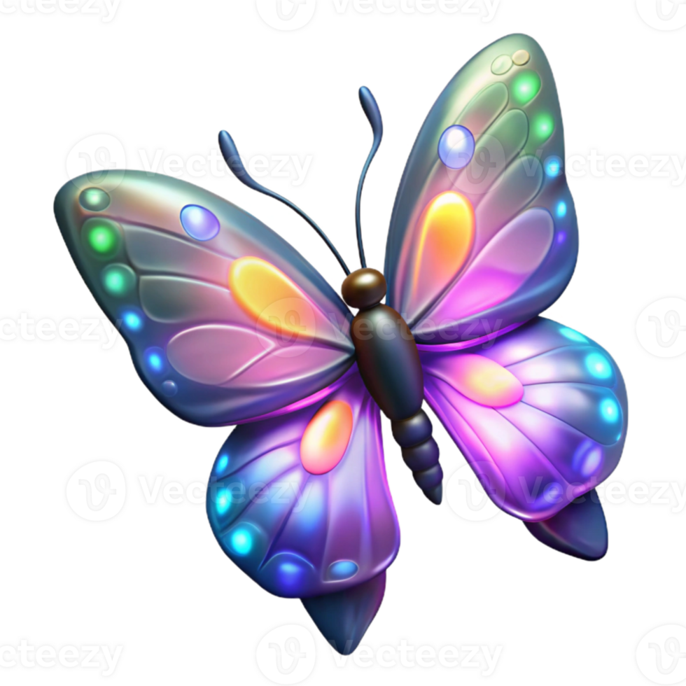 extraordinary traditional Glowing Butterfly Transparent Background exclusive png