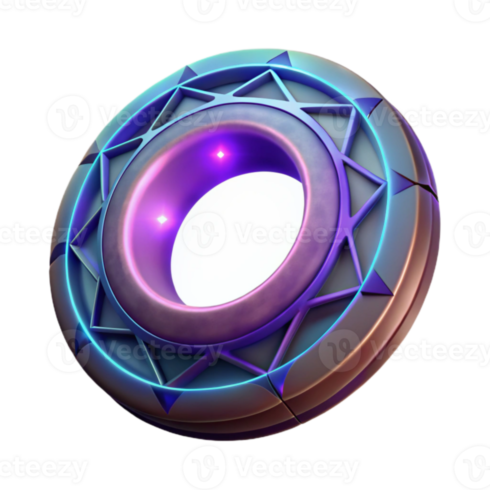 impressive rustic Glowing Magic Circle Angled View Cutout exclusive png