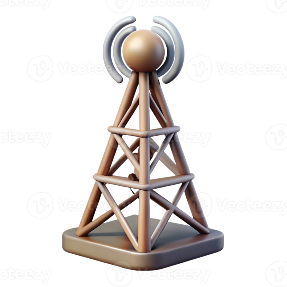 stunning artistic G Network Tower Isolated Cutout high resolution png