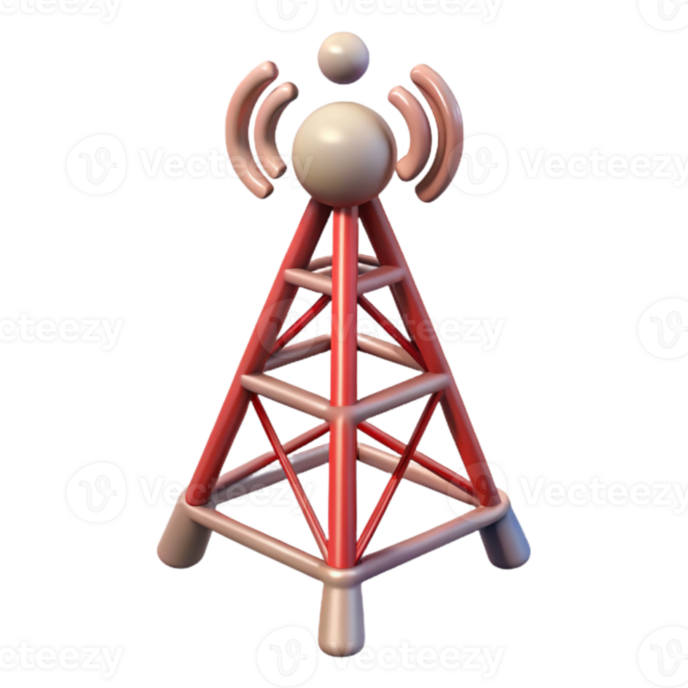 stunning modern G Network Tower Isolated Cutout high quality png