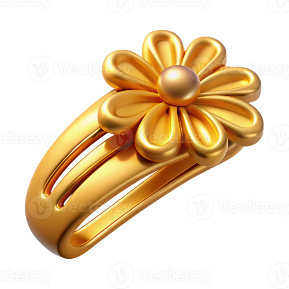 serene artistic Golden Hair Clips Set Elegant Style Transparent exclusive png