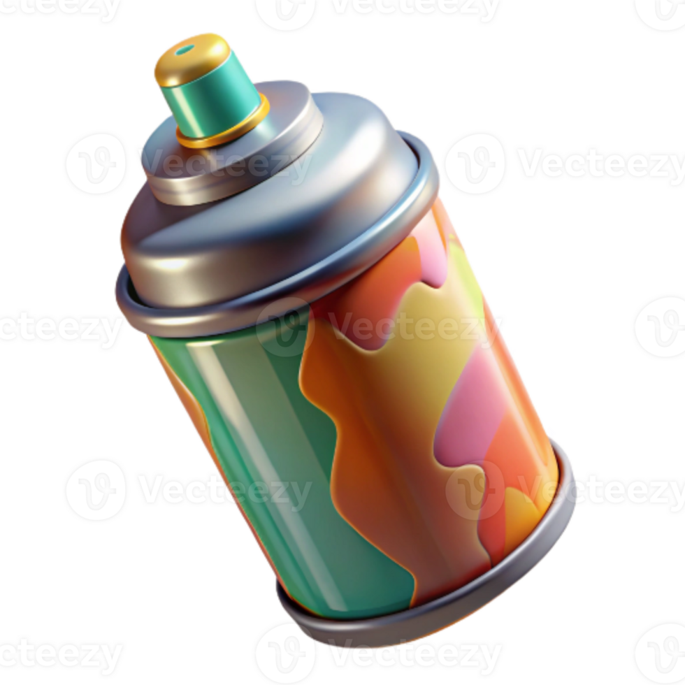 extraordinary minimalist Graffiti Art Spray Paint Can Cutout professional png