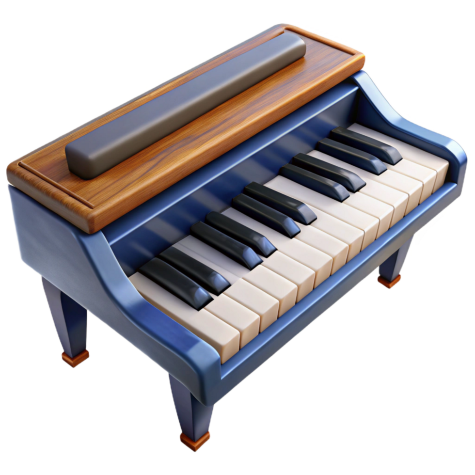 magnificent rustic Grand Piano Keyboard Close Up Transparent Background genuine png