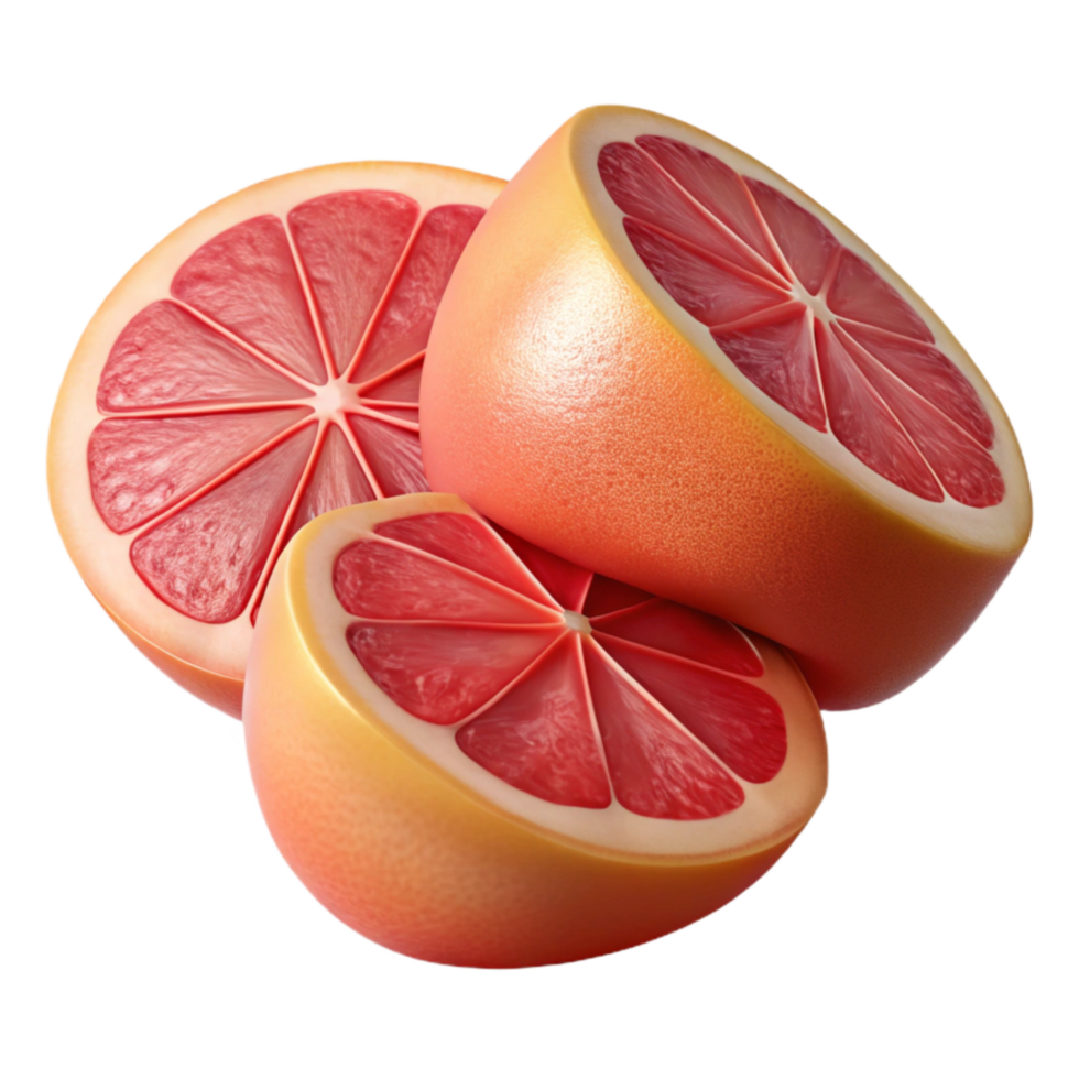 extraordinary rustic Grapefruit Pink Segments Transparent Cutout exclusive png