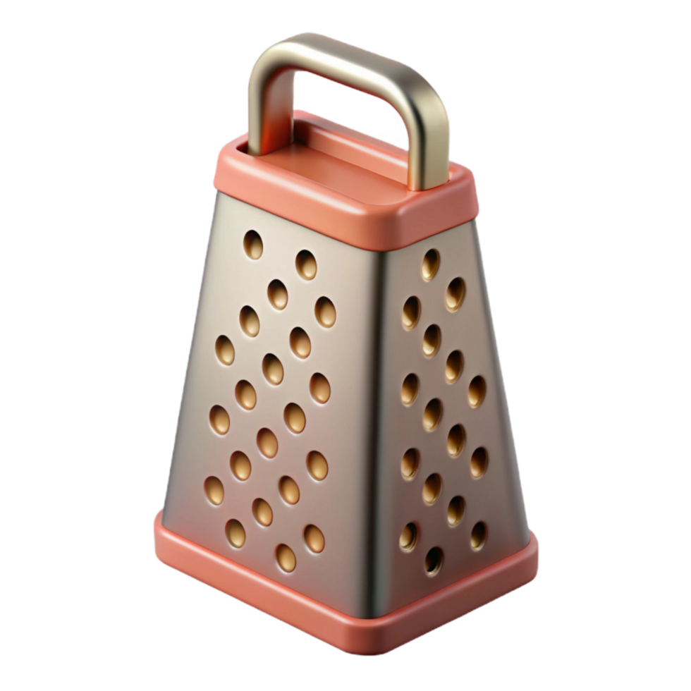 vibrant contemporary Grater Kitchen Tool Isolated professional png