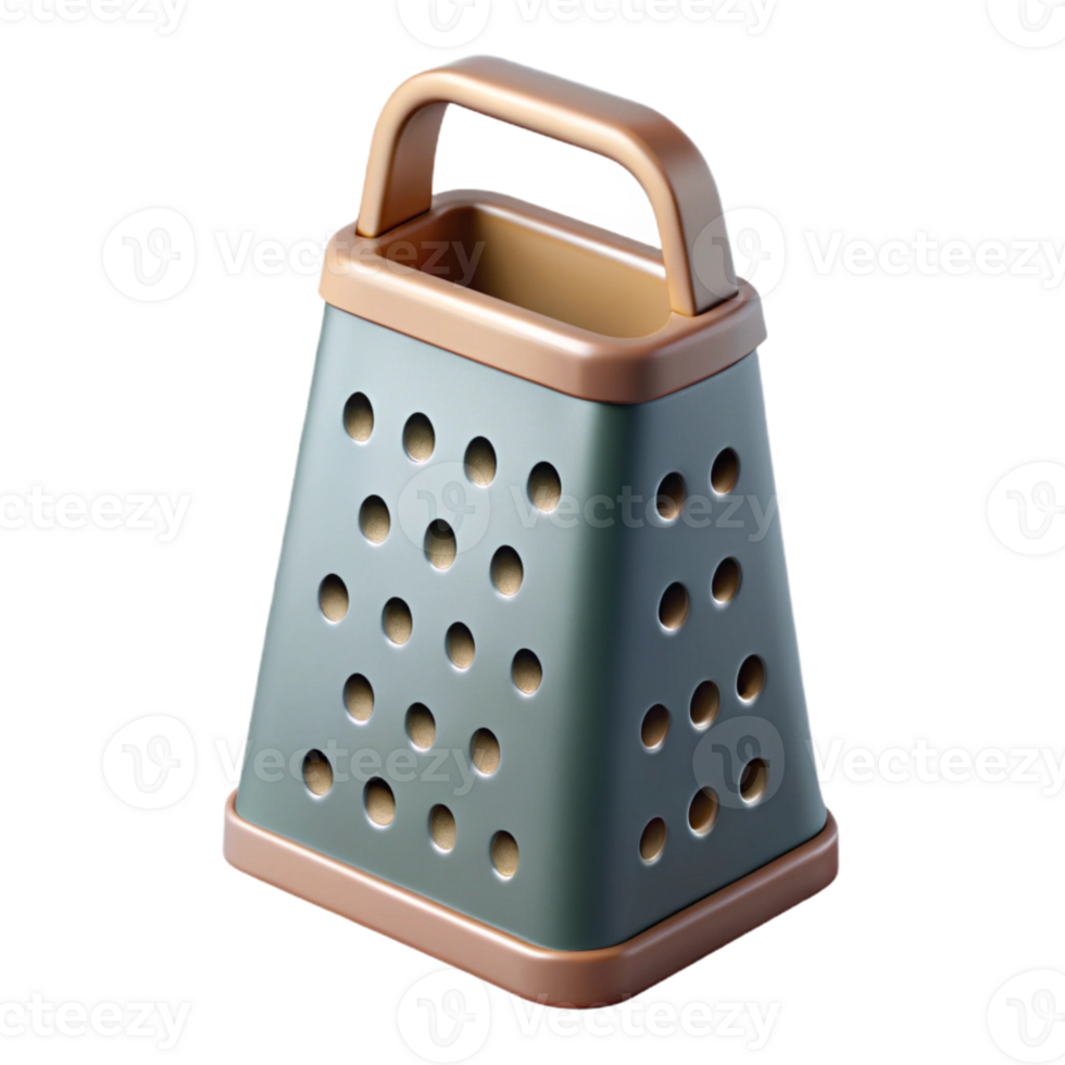 serene modern Grater Kitchen Tool Isolated 4K png