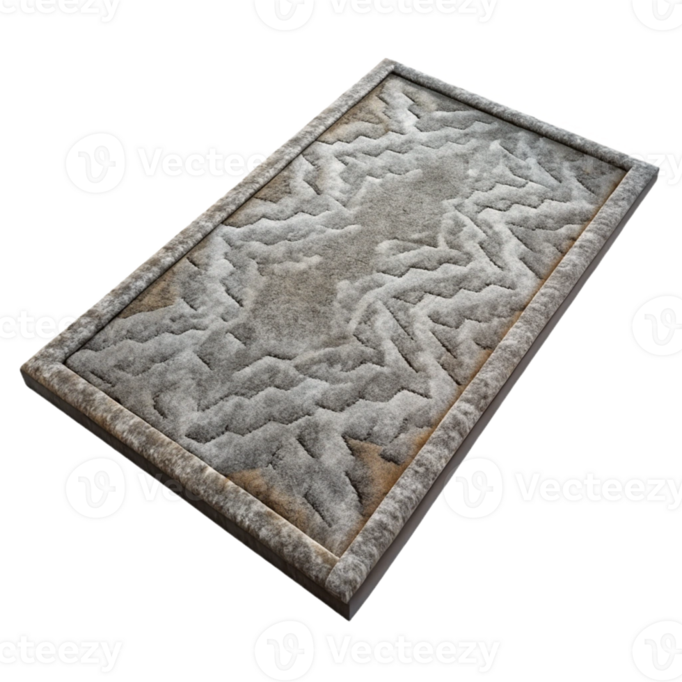 wonderful modern Gray Carpet Texture Cutout with Soft Lighting premium png