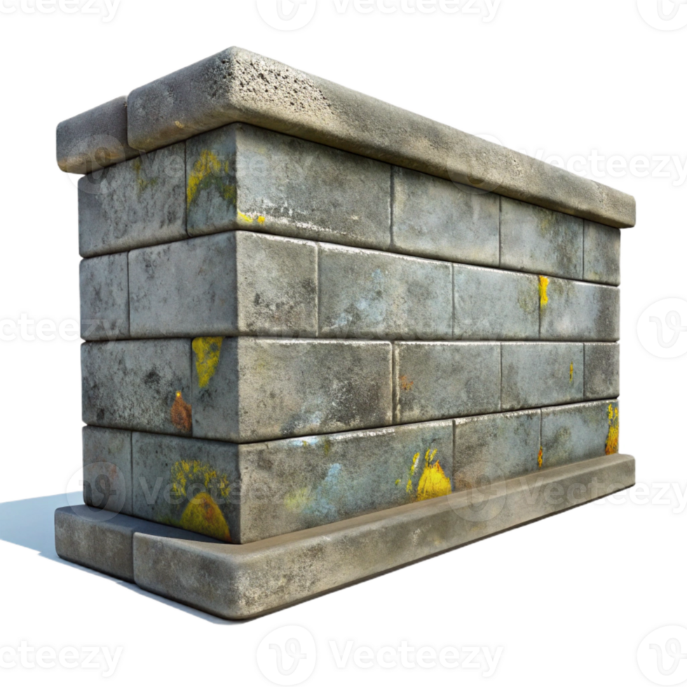 extraordinary contemporary Gray Concrete Wall with Graffiti Art Isolated genuine png