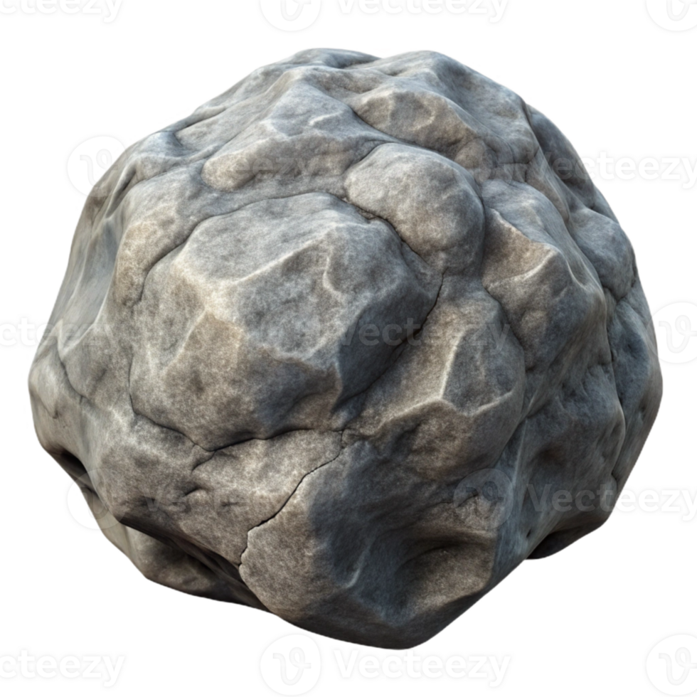 serene abstract Gray Granite Rock Texture Closeup Isolated authentic png