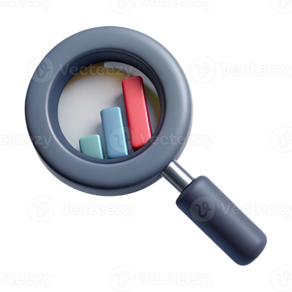 beautiful abstract Gray Magnifying Glass with Seo Keyword Search Isolated genuine png