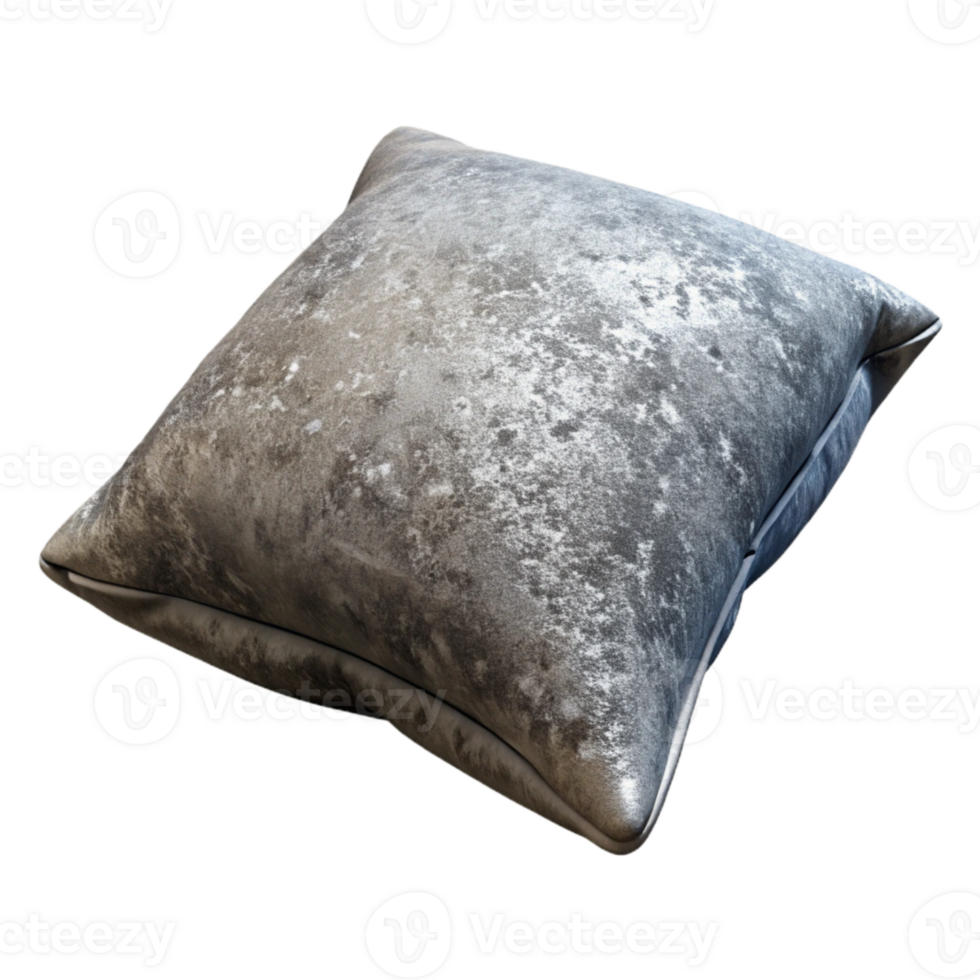 wonderful abstract Gray Throw Pillow with Texture Isolated Element detailed png