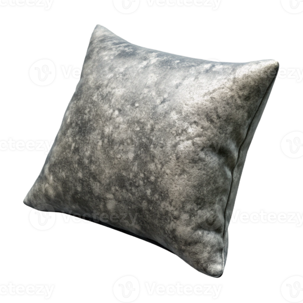 impressive contemporary Gray Throw Pillow with Texture Isolated Element high resolution png
