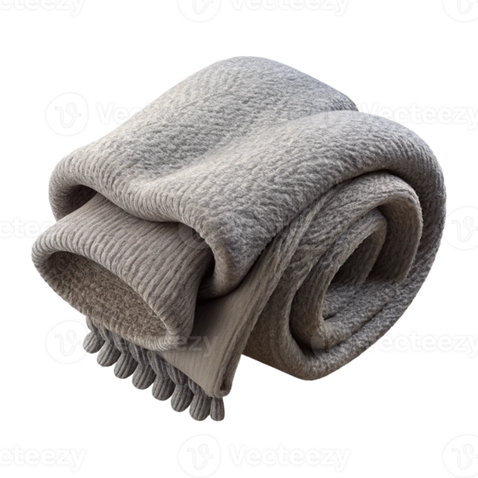 stunning abstract Gray Wool Throw Blanket Isolated Element high resolution png
