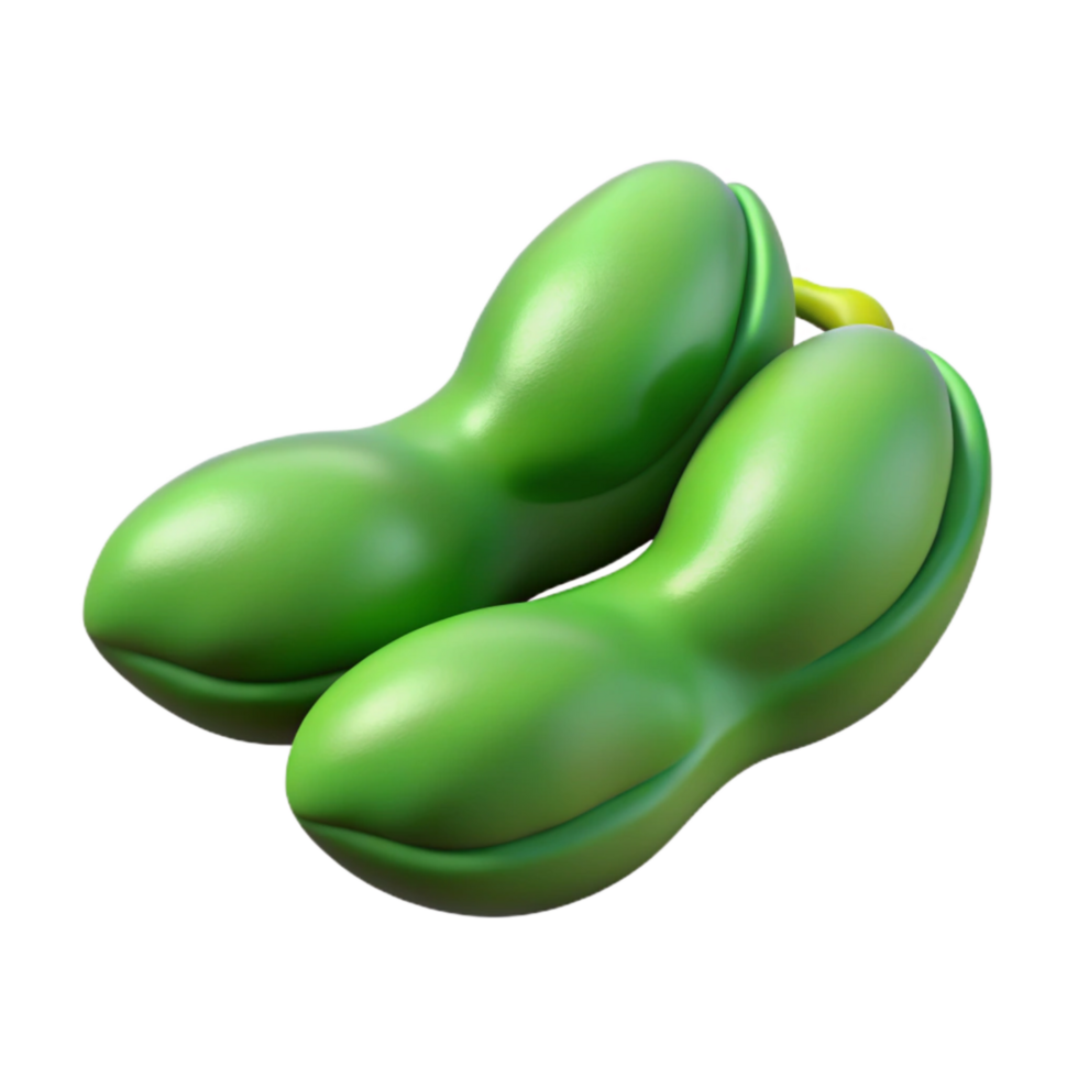 stunning modern Green Beans Isolated high quality png
