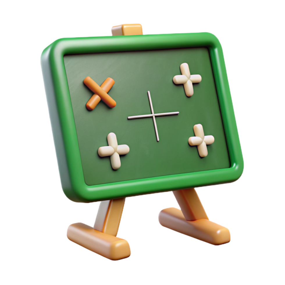 magnificent creative Green Chalkboard with Math Equations Cutout 4K png