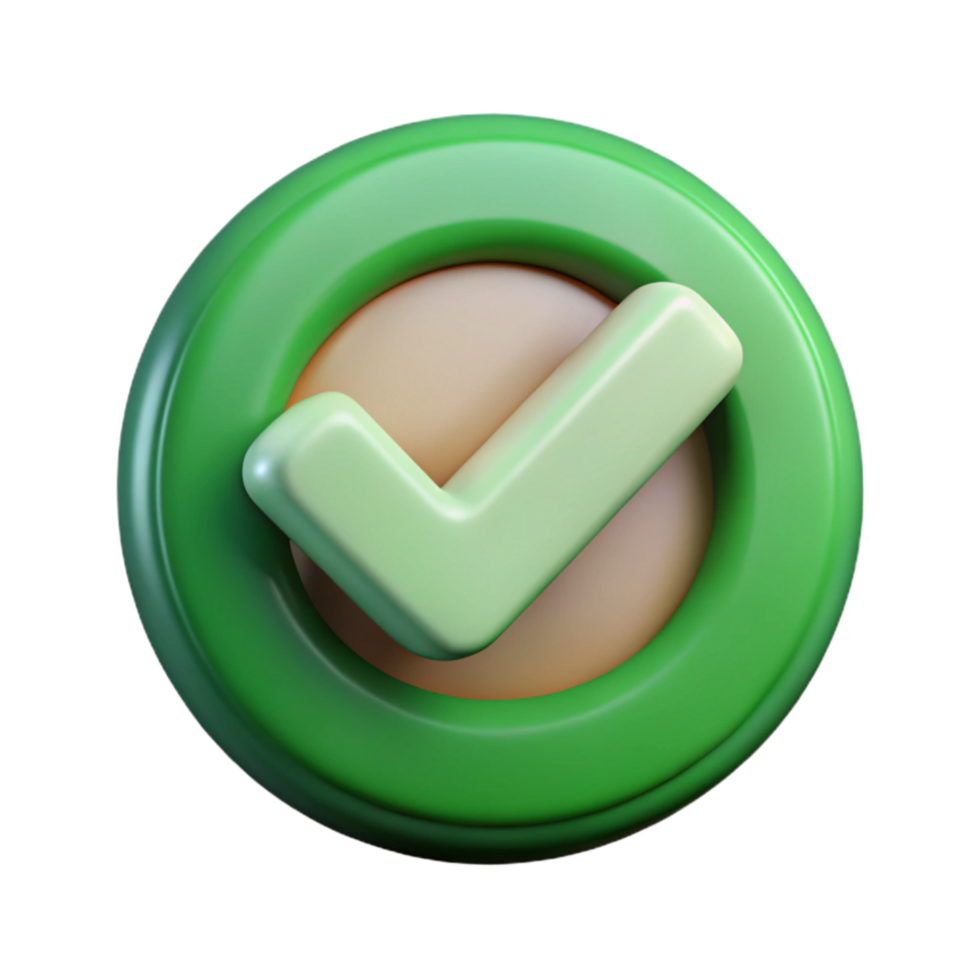 stunning modern Green Checkmark Icon with Success Message Cutout authentic png