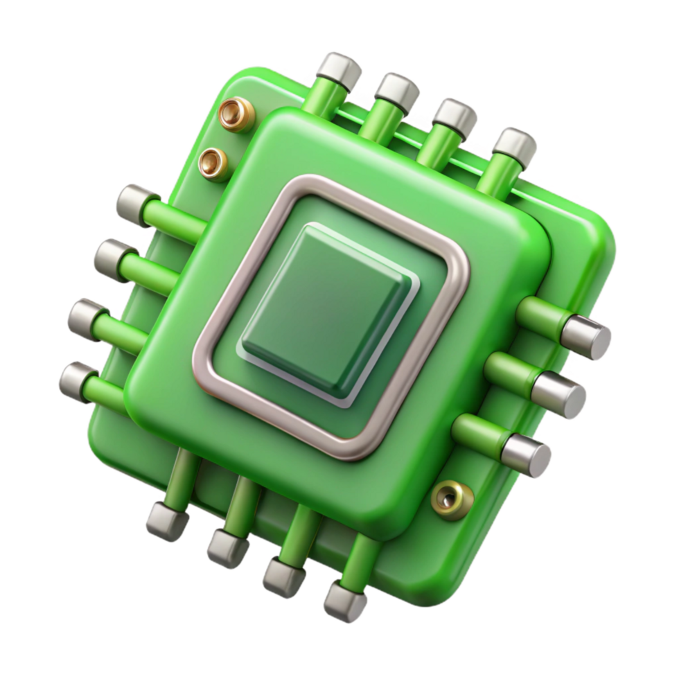 extraordinary creative Green Circuit Board Pattern Isolated Element high quality png