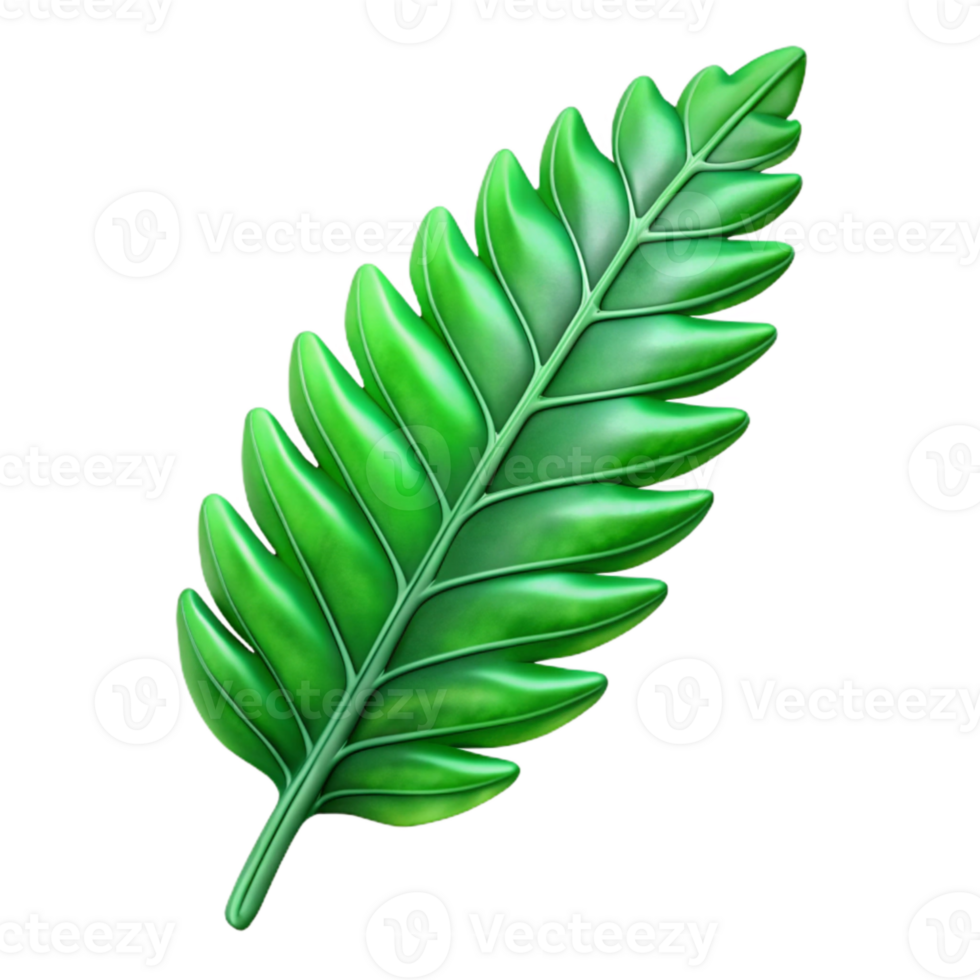 magnificent rustic Green Fern Leaf Transparent Background original png