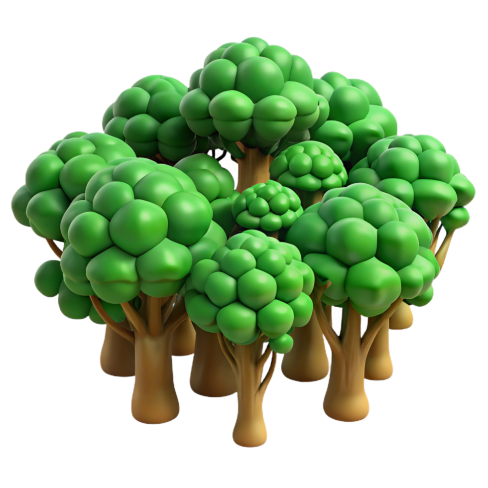 wonderful traditional Green Forest Canopy Top Down View with Transparent Background exclusive png