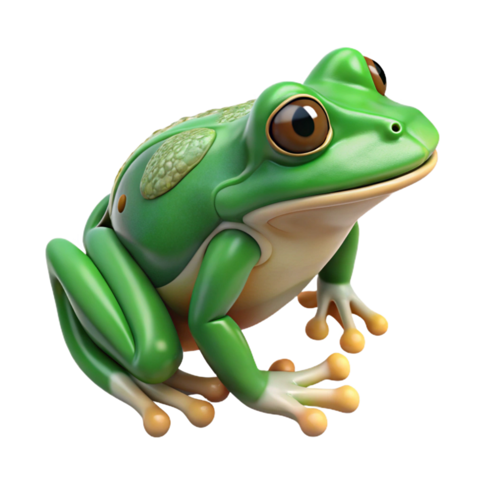 serene rustic Green Frog Dissection Biology Study Cutout 4K png