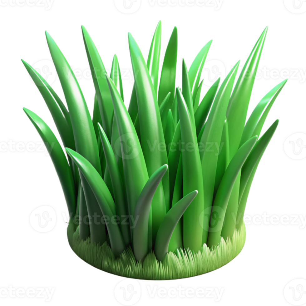 magnificent artistic Green Grass Blades Transparent Background high resolution png