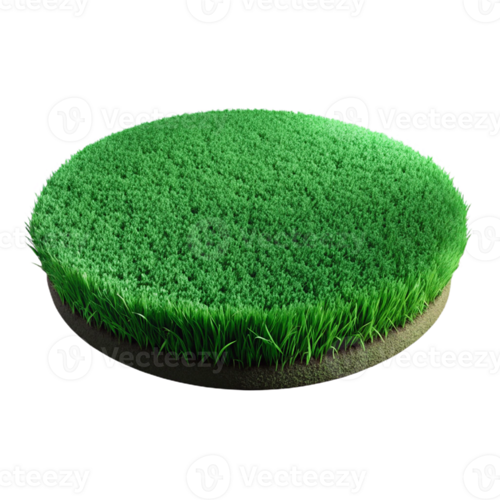 magnificent classic Green Grass Field Top Down Cutout authentic png
