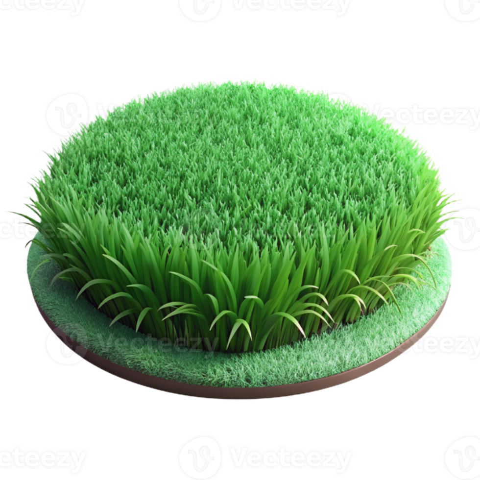 stunning abstract Green Grass Field Lush Meadow Springtime Isolated premium png