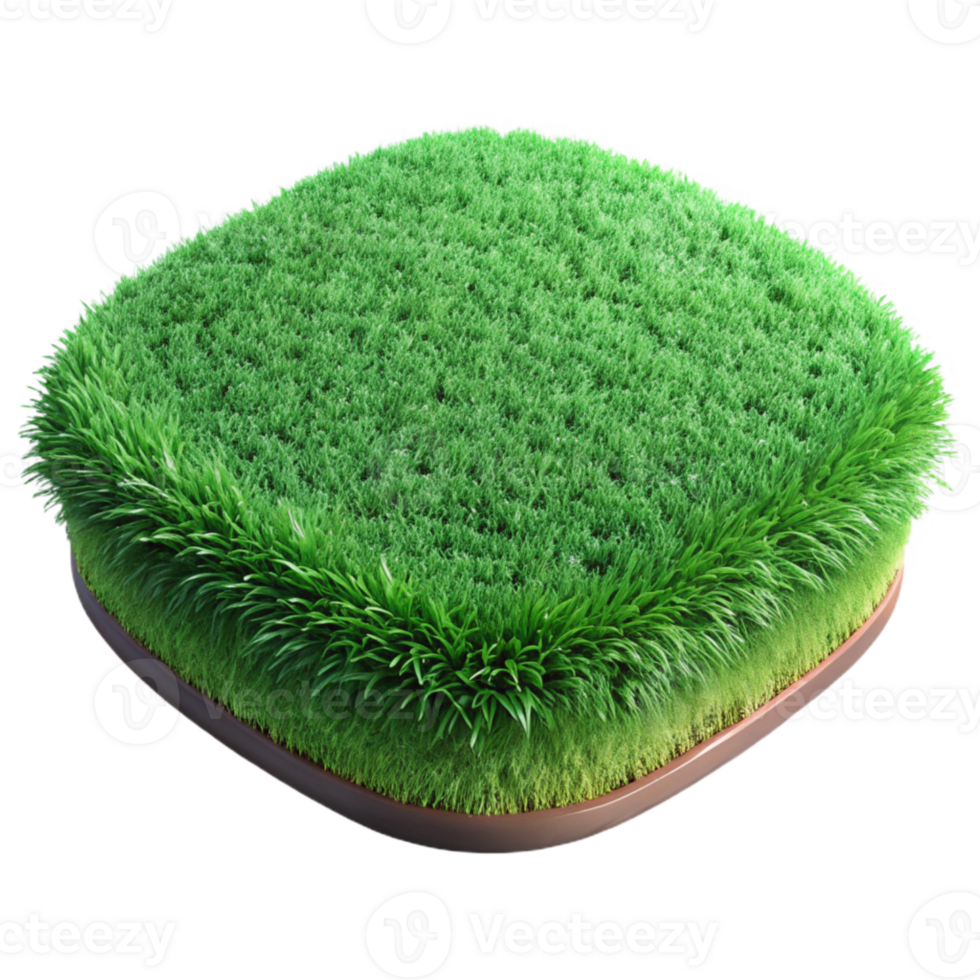beautiful contemporary Green Grass Field Top Down Cutout exclusive png