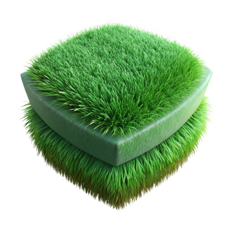 impressive artistic Green Grass Texture Detailed View Cutout 4K png
